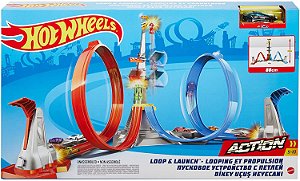 Hot Wheels Pista Desafio Do Loop Gigante - Mattel GTV14 - Arco-Íris Toys