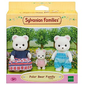 Sylvanian Families Família Dos Ursos Polares  Epoch 5396