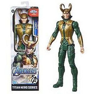 BONECO AVENGERS FIGURA TITAN HERO LOKI F2246
