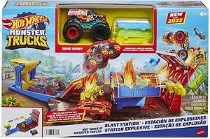 Hot Wheels Monster Trucks Estação de Explosão - Mattel HFB12