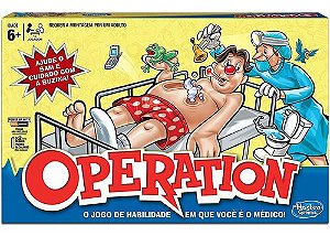 Hasbro Gaming Jogo Gaming Operando Clássico Amarelo/Vermelho