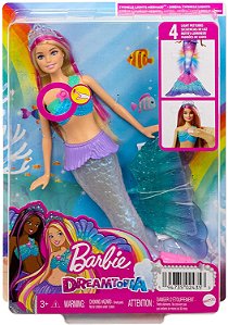 Boneca Barbie - Dreamtopia - Sereia Muda De Cor - Mattel com o