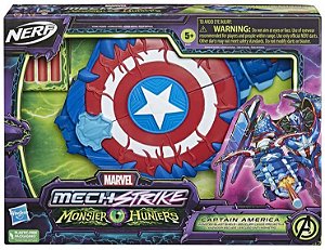 Nerf Monster Hunter Capitão América Hasbro F4377