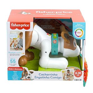 Fisher-Price Cachorrinho Engatinha Comigo Mattel HHC55
