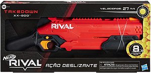 LANÇADOR NERF RIVAL TAKEDOWN 800 HASBRO E8446