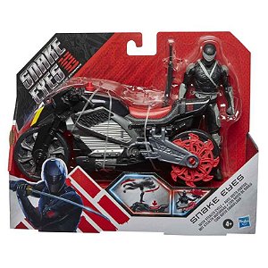 BONECO ARTICULADO GI JOE E VEICULO SNAKE EYES F0135