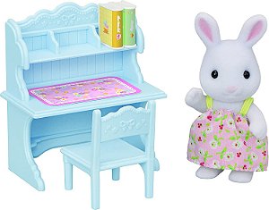 Sylvanian Families Conjunto Escrivaninha Menina Coelho Neve 5679