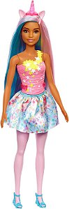 Barbie Dreamtopia Unicórnio Chifre Rosa Mattel HGR21