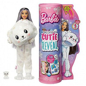 Boneca Articulada - Barbie Cutie Reveal - Selva - Elefante - Mattel