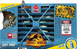 Imaginext Jurassic World Dino Mega Rugido Selvagem Mattel GWT22