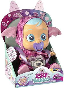 Boneca Crybabies Brunny Com Chupeta Multikids BR1179