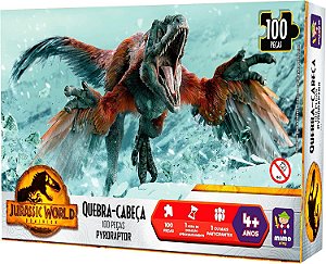 JOGO QUEBRA CABEÇA PROGRESSIVO JURASSIC WORLD 3 EM 1 MIMO TOYS REF: 2052 4  ANOS +