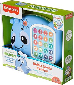 FISHER PRICE BALEIA CONTA COMIGO HJR74