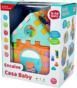 Brinquedo Educativo Encaixe Casa Baby 9 Faces DMB5797