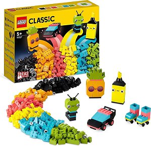 Lego Classic - Blocos Transparentes Criativos - 500 Peças - 11013 - L -  Real Brinquedos