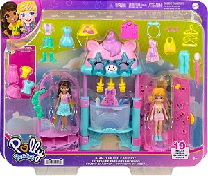 Polly Pocket Pack Quiosque de Moda e Lanchinhos - Mattel - A sua