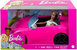Barbie Veículo com Boneca Negra Mattel HBY30