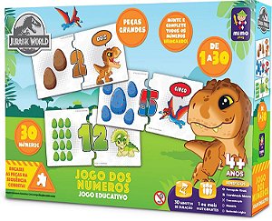 Jogo Educativo - Jogo do Alfabeto - Jurassic World - Mimo