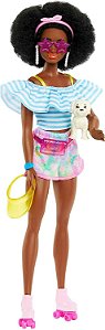 Boneca Barbie O Filme Patins da Moda Mattel HPL77