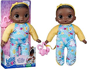 Boneca Baby Alive Bebê Fofinha Negra Hasbro F7793