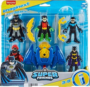 Imaginext DC Super Friends Pacote da Família do Batman HML03