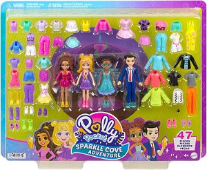 Boneca Polly Pocket Conjunto Doce Serviço de Moda HKW12 - Star Brink  Brinquedos