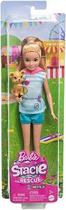 Boneca Barbie Stacie ao Resgate Mattel HRM05