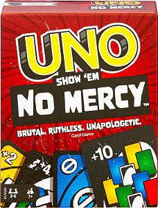 Uno Jogo de Cartas No Mercy Mattel HWV18