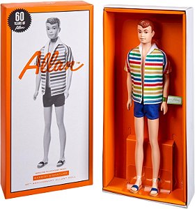 Barbie Boneco Signature 60º Aniversário do Allan Mattel HRM87