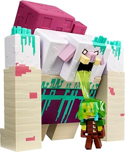 Minecraft Legends O Devorador com Slime Mattel HNC08