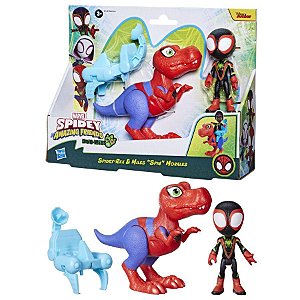 Spidey & Amigos Miles Morales E Spidey Rex Hasbro G0124
