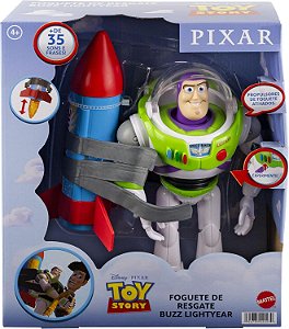 Toy Story  Buzz e Foguete Pixar Mattel HWW56