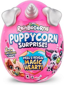 Rainbocorns Puppycorn Sparkle Surpresa Rosa Fun F0084-5