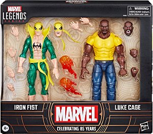 Bonecos Marvel Legends Iron Fist & Luke Cage F9115 Hasbro