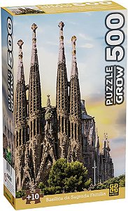 Quebra Cabeça Basílica Da Sagrada Família  Grow 04378