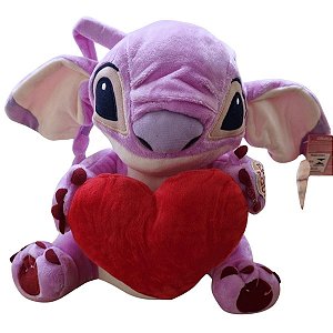 Pelúcia Angel Coração Rosa Multilaser BR1514