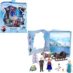 Brinquedo Disney Frozen Boneca Set de Histórias Mattel HLX04