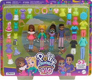 Polly Pocket Conjunto Aventuras no Rio Mattel HWP23