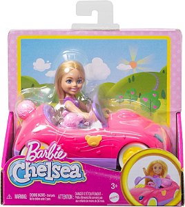 Barbie Conjunto 1 Boneca Chelsea e Carro Mattel HXN05