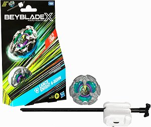Beyblade X Lance Knight 4-80HN Kit Inicial com pião e lançador Hasbro G0184