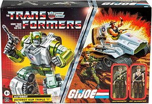 Transformers Autobot Kup Triple T x  Collaborative G.I. Joe Hasbro F9941