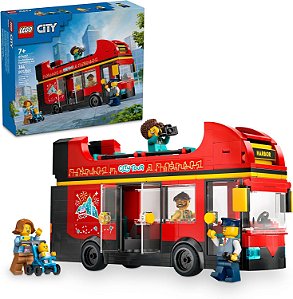 LEGO CITY ÔNIBUS TURÍSTICO VERMELHO DE DOIS ANDARES 60407