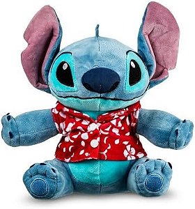 Pelúcia com Mecanismo Stitch Hawaii Com Luz e Som Multikids BR2198