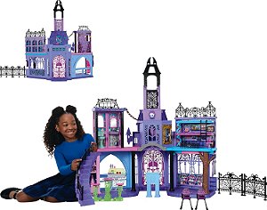 Monster High Casa de Bonecas Escola do Terror com 7 áreas Mattel HLP88