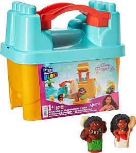 Mega Bloks Aventura da Moana e do Maui na Ilha Mattel HHN03
