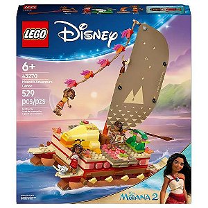 Lego Disney Canoa de Aventura de Moana 43270