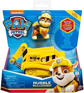 Patrulha Canina Veículo Com Figura Rubble Sunny 2720