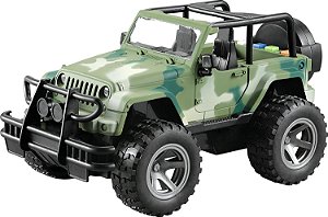 Carro Jipe de Brinquedo Off-Road 4×4 com Fricção Zippy 9274