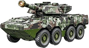 Brinquedo Tanque de Guerra Verde Camuflado Zippy Toys 10488