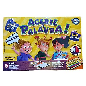 Jogo De Tabuleiro Acerte a Palavra Toia 12211